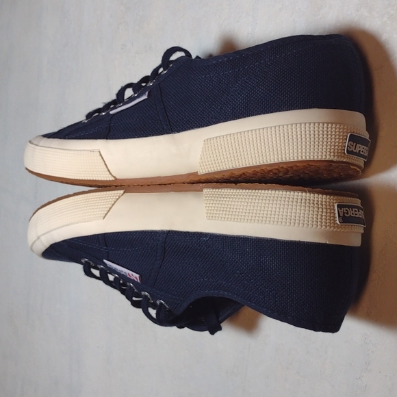 Superga men shoes navy blue men size 8 - Picture 5 of 12